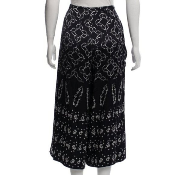 Thakoon Culotte Pant 6 Wide Leg Mosaic Jacquard Draped intermix moda operandi - Picture 9 of 12